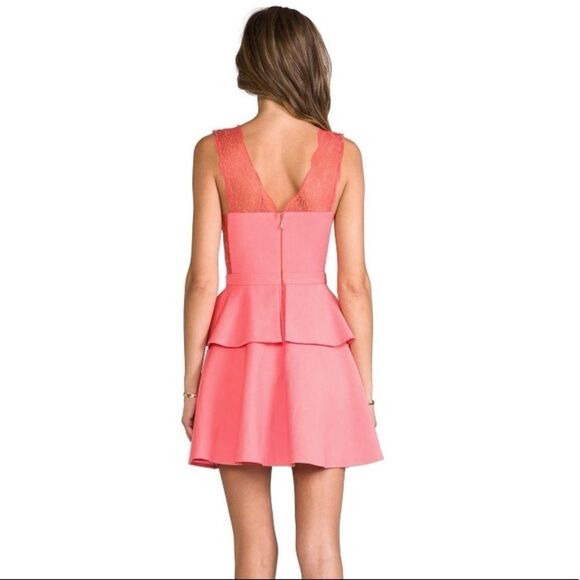 Bcbg MAXAZRIA-Leann Lace Detail Mini Dress - Picture 4 of 12